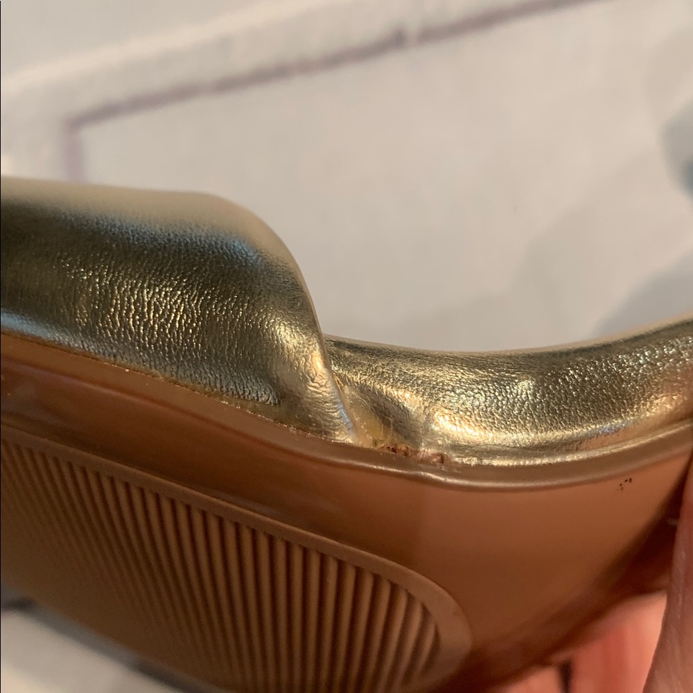 ASOS Gold Block Heel Sandals - Picture 9 of 11